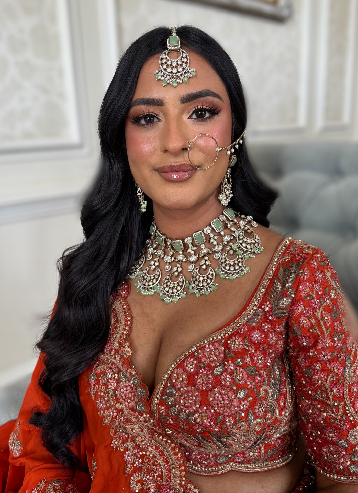 Destination wedding glam